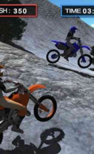 Bike Ride-r Rally de la carretera congelada: Stunt 2