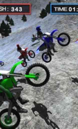 Bike Ride-r Rally de la carretera congelada: Stunt 3