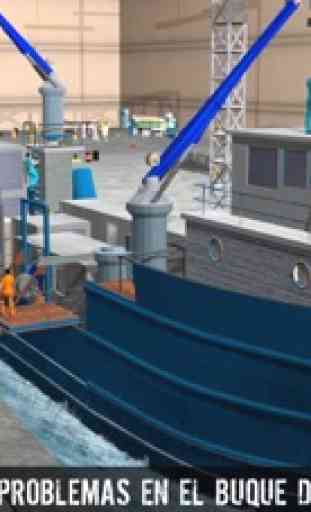 Carga Barco Mecánico Simulador 3D: Taller Garaje 1