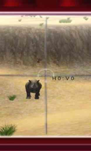 Cazador de rinocerontes y simulador caza animales 2