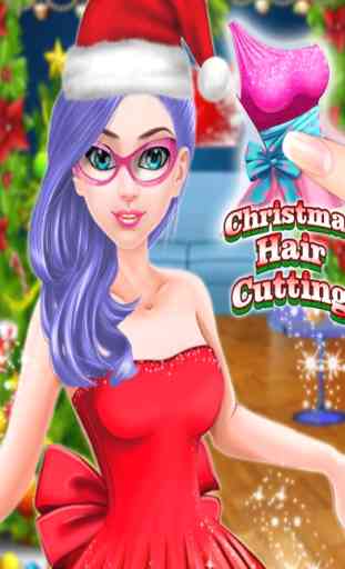 Corte de pelo de Navidad - Juegos de moda de peina 3