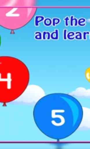 Estallido del globo para los bebés - Aprender ABC 3