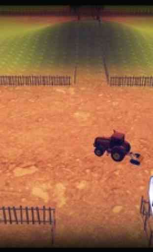 Lawn mowing & harvest 3d Tractor simulador de la a 4