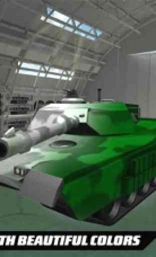 Mecánico de tanques militares-taller de reparación 2