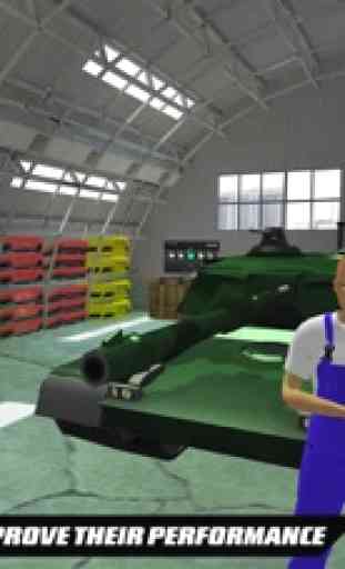 Mecánico de tanques militares-taller de reparación 4