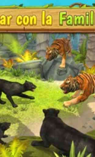 Panther Family Sim - De selva animales salvajes 3D 2