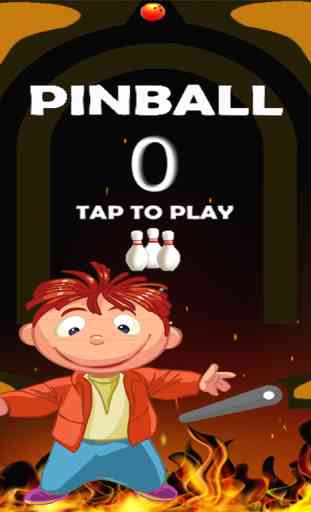 Pinball máquina de juego divertido para los niños 4