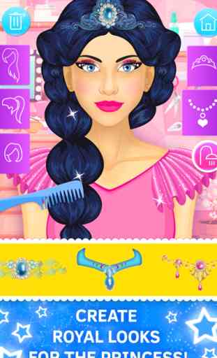 Princesas salón de peinados y maquillaje 3