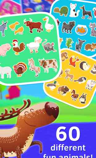Puzzle de animales de granja para niños 2