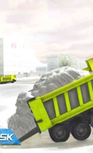 Simulador de excavadoras de nieve pesada - Rescate 4
