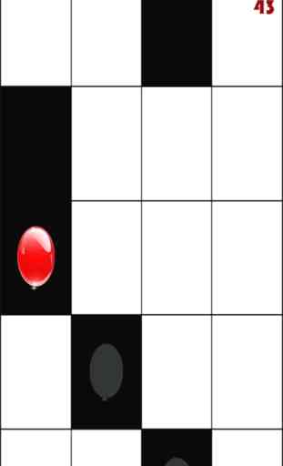 Una bola roja rebotando en azulejo blanco 3