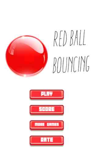 Una bola roja rebotando en azulejo blanco 4