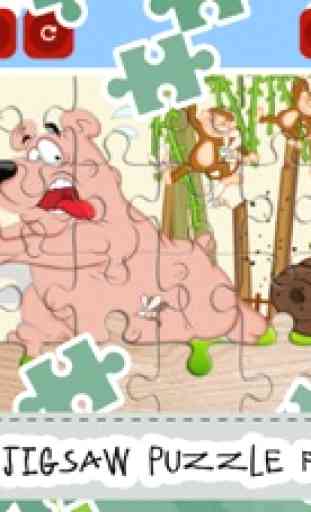 Zoológico y animales de la selva Jigsaw Puzzle Jue 2