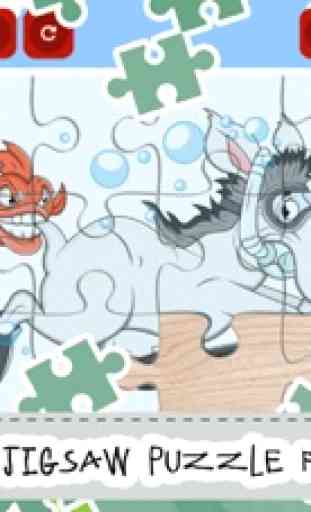 Zoológico y animales de la selva Jigsaw Puzzle Jue 3
