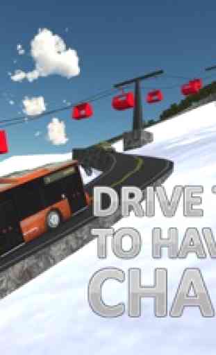 3D fuera de la carretera conductor del autobús turístico - conducción extrema y el aparcamiento juego de simulador 3