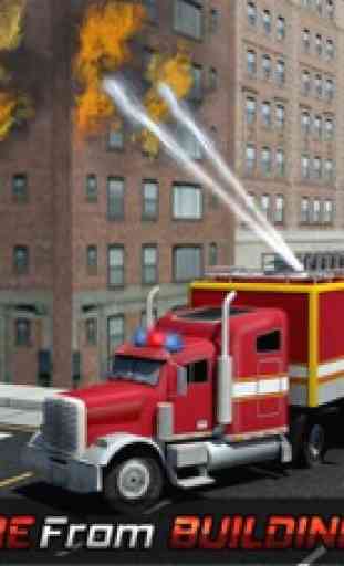 911 deber emergencia conductor de la ambulancia: Rescate del coche de bomberos 2