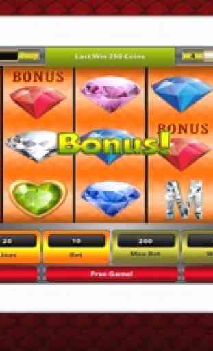 A Gemas y Joyas Slots: Jackpot de Dinero Suerte Vegas Tragamonedas Juegos de Máquinas Free 3