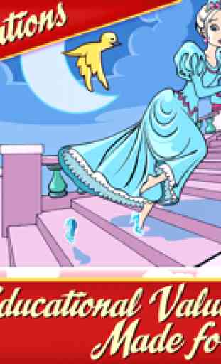 Un cuento de rompecabezas juego de puzzle princesas de hadas y caballos Coloring Book - juegos para los niños pequeños y los unicornios 3
