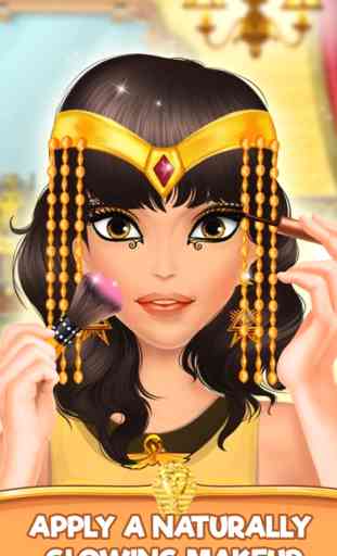Egipto Maquillaje Princesa & Salon - romaa Dressup 1