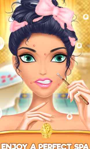 Egipto Maquillaje Princesa & Salon - romaa Dressup 3