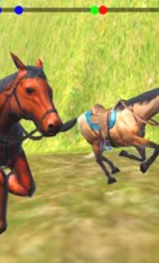 El caballo de salto a caballo en 3D Racing Mostrar 3