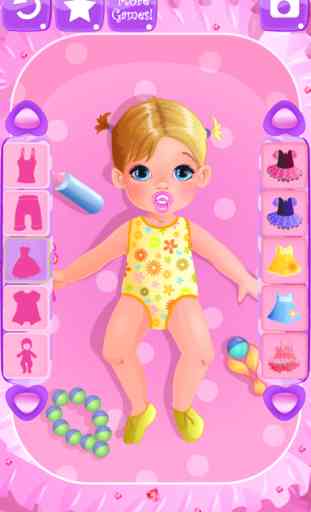 Juego de vestir bebés - juegos para niñas 2