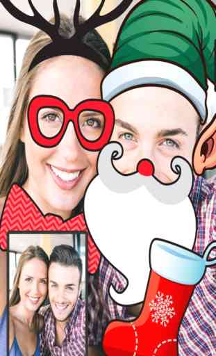 Navidad Snap filtros  – fotoeditor caras navideñas 2