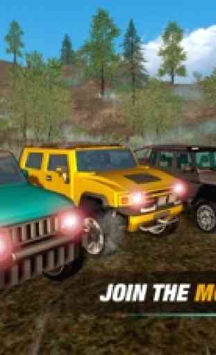 Offroad 4x4 Tourist Jeep Rally Conductor: Hilly 4