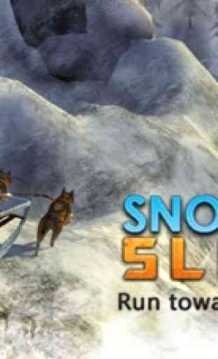 Perro trineo de la nieve 3D Simulator 1