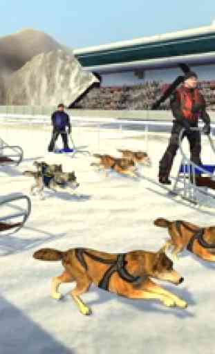 Perro trineo de la nieve 3D Simulator 3