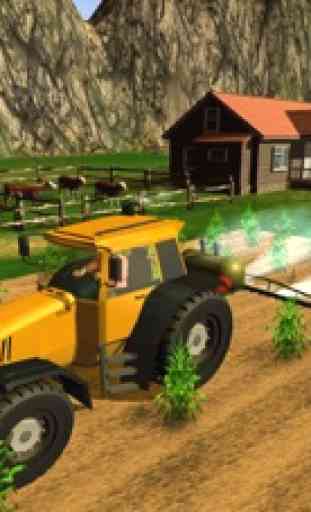 Pesado Tractor granjero Sim 2017: Aventura de agri 2