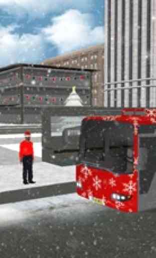 Simulador de autobús de fiesta de Navidad 3D 2
