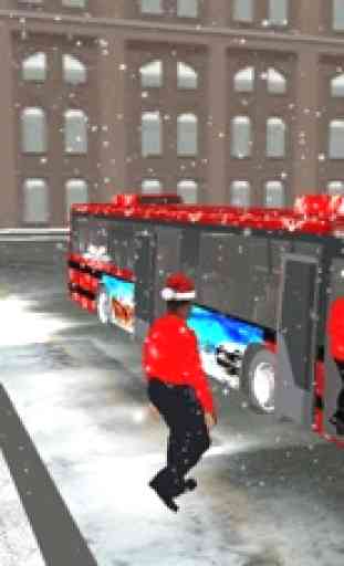 Simulador de autobús de fiesta de Navidad 3D 4