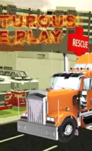 Simulador transporte camiones bomberos y conducció 4