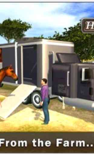 Transportista caballos conductor camiones y carga 1