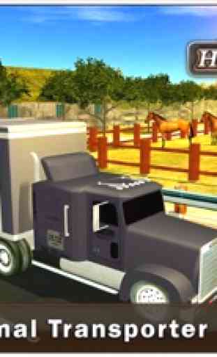 Transportista caballos conductor camiones y carga 3