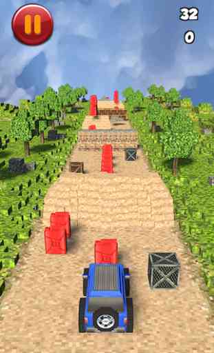 3D Jeep Crash and Burn Racing Mania - Fun-nido libre del pixel del juego de conducción para Kid-s y Teen-s 1