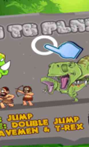 Un bebé dino T-Rex y Escape cavernícola: A Baby Dinosaur's T-Rex and Caveman Escape 2