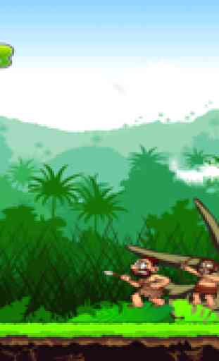 Un bebé dino T-Rex y Escape cavernícola: A Baby Dinosaur's T-Rex and Caveman Escape 3