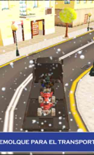 Camión de transporte de motos de nieve - Conducció 2