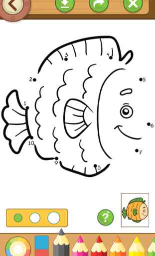 Juegos de Colorear: Aprenda a dibujar pescado 2