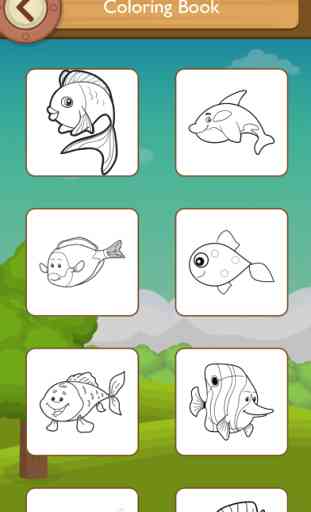 Juegos de Colorear: Aprenda a dibujar pescado 3