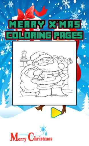 Santa Claus para colorear libro de Navidad para lo 2