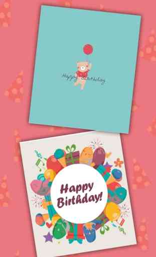 Tarjetas de cumpleaños con stickers Editor de foto 2