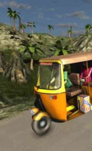 Tuk Tuk Rickshaw Offroad Drive – simulación de col 3