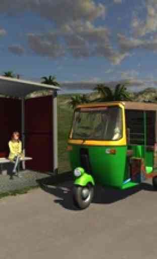 Tuk Tuk Rickshaw Offroad Drive – simulación de col 4