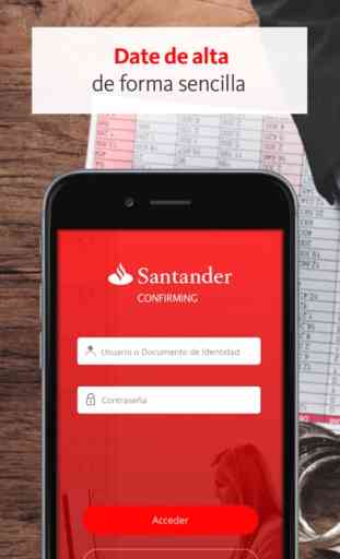 Confirming Santander 1