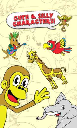 Colorear Touch Animal Zoo Coloring Book a color de Actividad para Niños y Familias Free Edition Starter Preescolar 2