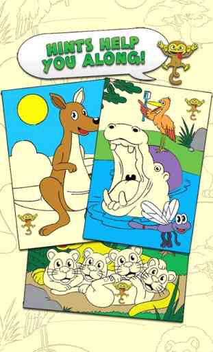 Colorear Touch Animal Zoo Coloring Book a color de Actividad para Niños y Familias Free Edition Starter Preescolar 4