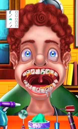 Dentista loco Juego divertido para los niños  Tratar a los pacientes en una clínica de un dentista loco ! 3